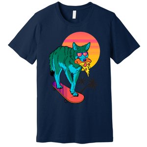 Vaporwave Coyote Premium T-Shirt