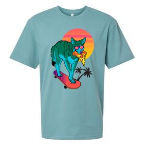 Vaporwave Coyote Sueded Cloud Jersey T-Shirt