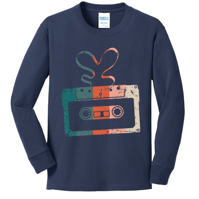 Vintage Cartridge Kids Long Sleeve Shirt