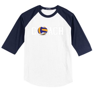 Volleyball Coach Volleyball Ball Sport Gift Baseball Sleeve Shirt