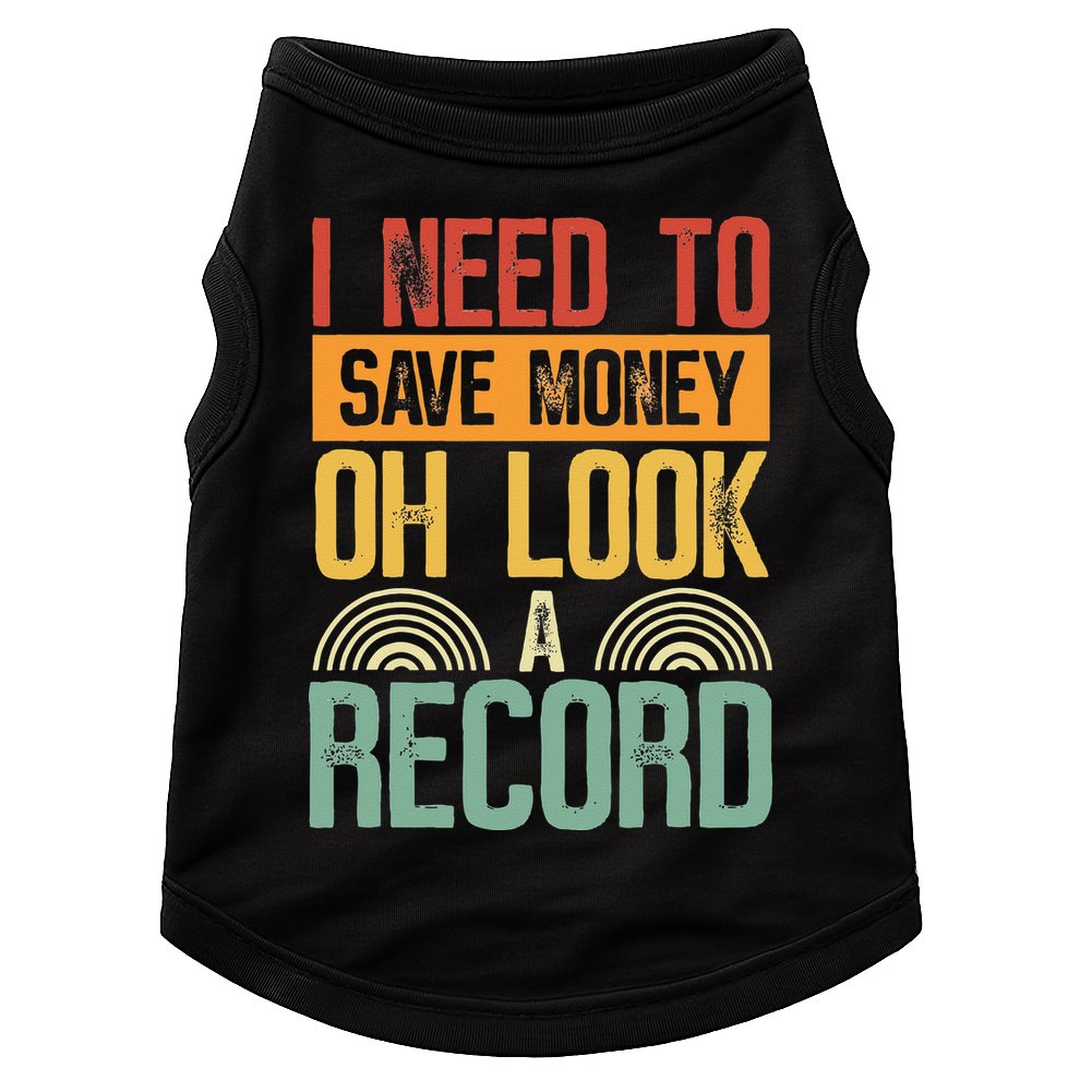 Vinyl Collecting Vintage Record Collector Vinyl Records Doggie Tank