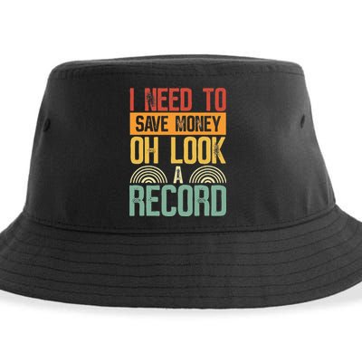 Vinyl Collecting Vintage Record Collector Vinyl Records Sustainable Bucket Hat