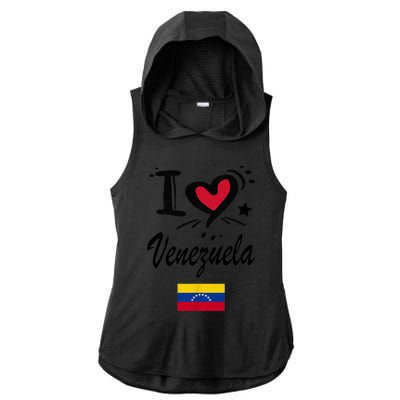 Venezuelan Camiseta Venezuela Flag Bandera Gifts Ladies PosiCharge Tri-Blend Wicking Draft Hoodie Tank