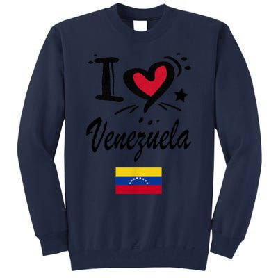 Venezuelan Camiseta Venezuela Flag Bandera Gifts Tall Sweatshirt