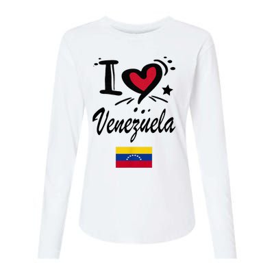 Venezuelan Camiseta Venezuela Flag Bandera Gifts Womens Cotton Relaxed Long Sleeve T-Shirt