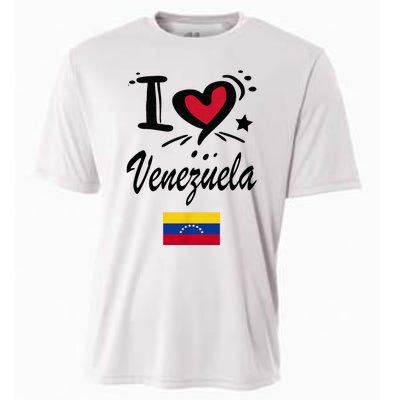 Venezuelan Camiseta Venezuela Flag Bandera Gifts Cooling Performance Crew T-Shirt