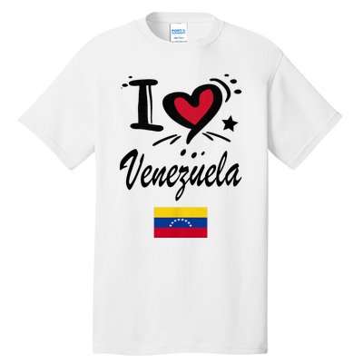 Venezuelan Camiseta Venezuela Flag Bandera Gifts Tall T-Shirt