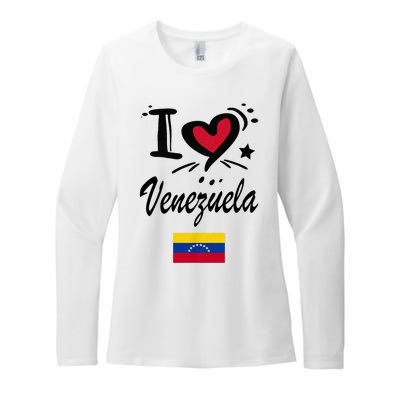 Venezuelan Camiseta Venezuela Flag Bandera Gifts Womens CVC Long Sleeve Shirt