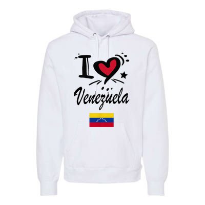 Venezuelan Camiseta Venezuela Flag Bandera Gifts Premium Hoodie