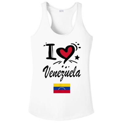 Venezuelan Camiseta Venezuela Flag Bandera Gifts Ladies PosiCharge Competitor Racerback Tank