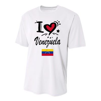 Venezuelan Camiseta Venezuela Flag Bandera Gifts Youth Performance Sprint T-Shirt