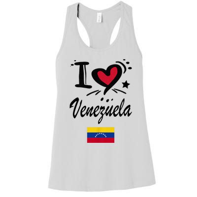 Venezuelan Camiseta Venezuela Flag Bandera Gifts Women's Racerback Tank