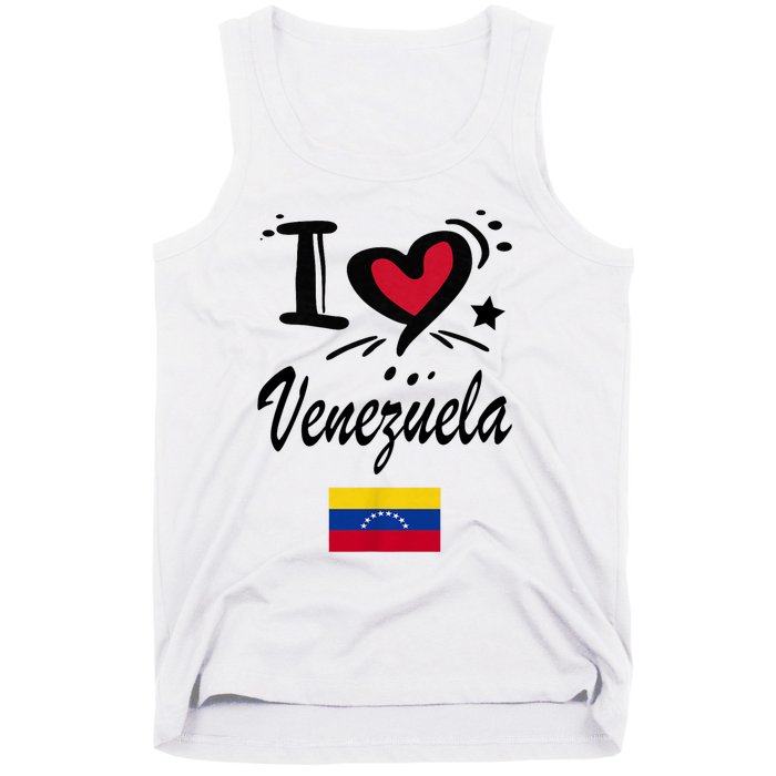 Venezuelan Camiseta Venezuela Flag Bandera Gifts Tank Top