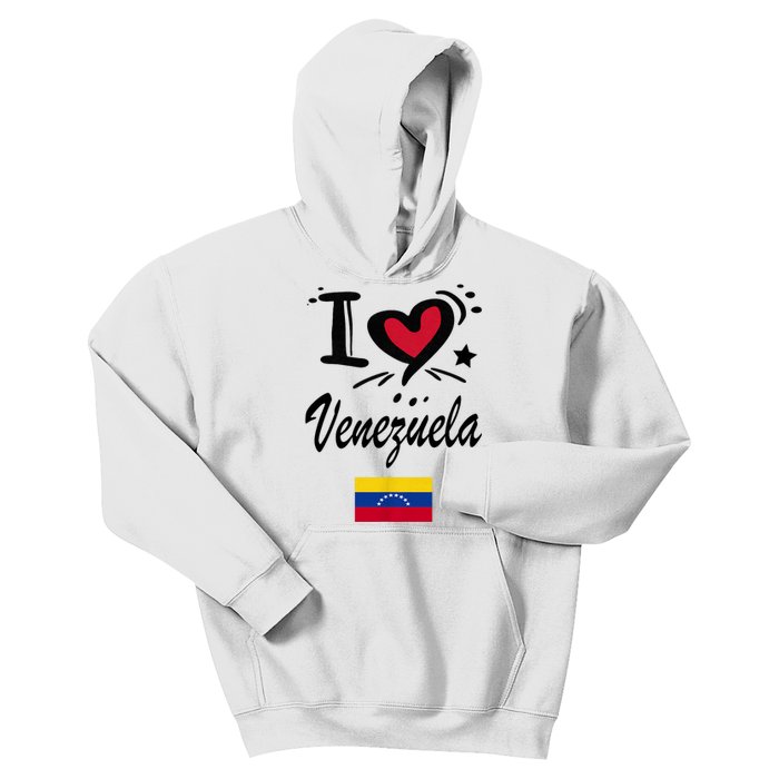 Venezuelan Camiseta Venezuela Flag Bandera Gifts Kids Hoodie