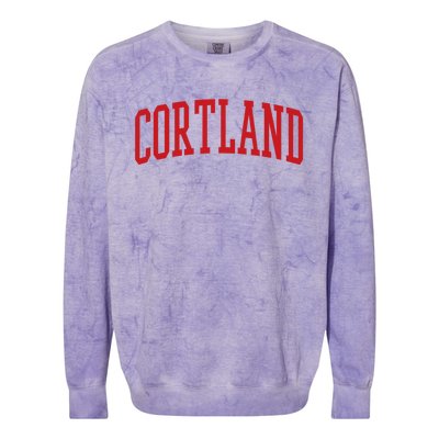 Varsity Cortland Colorblast Crewneck Sweatshirt