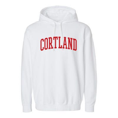 Varsity Cortland Garment-Dyed Fleece Hoodie