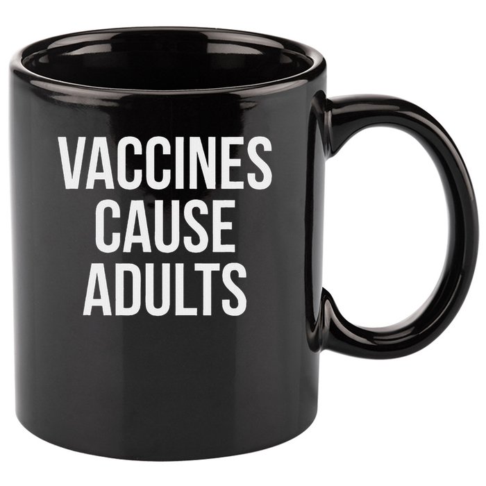 Vaccines Cause 11oz C Handle Ceramic Mug