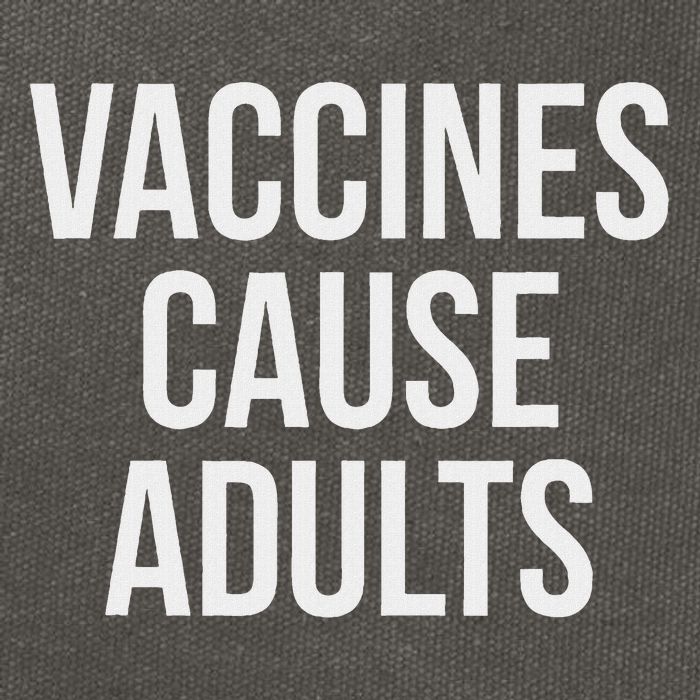 Vaccines Cause Cotton Canvas Backpack