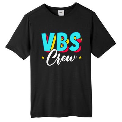 Vbs Crew Vacation Bible School Paint Splatter Christian Tall Fusion ChromaSoft Performance T-Shirt