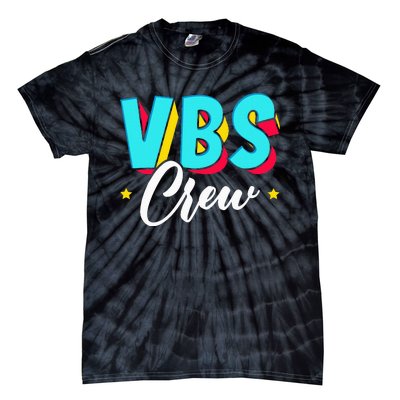 Vbs Crew Vacation Bible School Paint Splatter Christian Tie-Dye T-Shirt