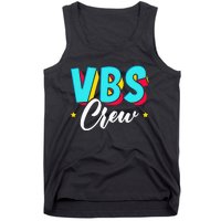 Vbs Crew Vacation Bible School Paint Splatter Christian Tank Top