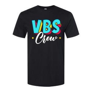 Vbs Crew Vacation Bible School Paint Splatter Christian Softstyle CVC T-Shirt