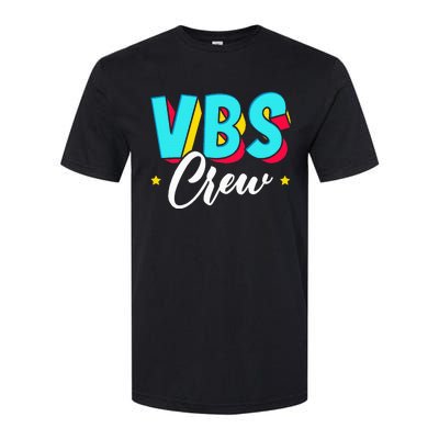 Vbs Crew Vacation Bible School Paint Splatter Christian Softstyle® CVC T-Shirt