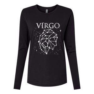 Virgo Constellation Virgo Astrology Symbol Meaningful Gift Womens Cotton Relaxed Long Sleeve T-Shirt