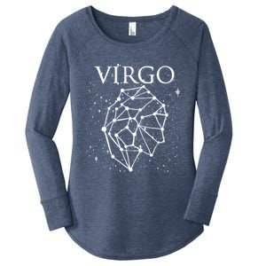 Virgo Constellation Virgo Astrology Symbol Meaningful Gift Women's Perfect Tri Tunic Long Sleeve Shirt