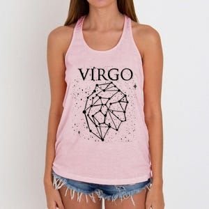 Virgo Constellation Virgo Astrology Symbol Meaningful Gift Women's Knotted Racerback Tank