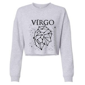 Virgo Constellation Virgo Astrology Symbol Meaningful Gift Cropped Pullover Crew