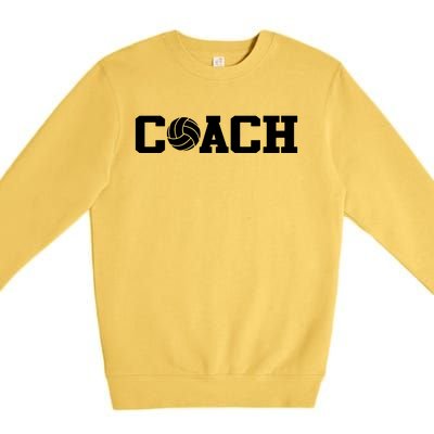 Volleyball Coach Premium Crewneck Sweatshirt