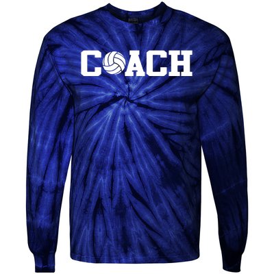 Volleyball Coach Tie-Dye Long Sleeve Shirt