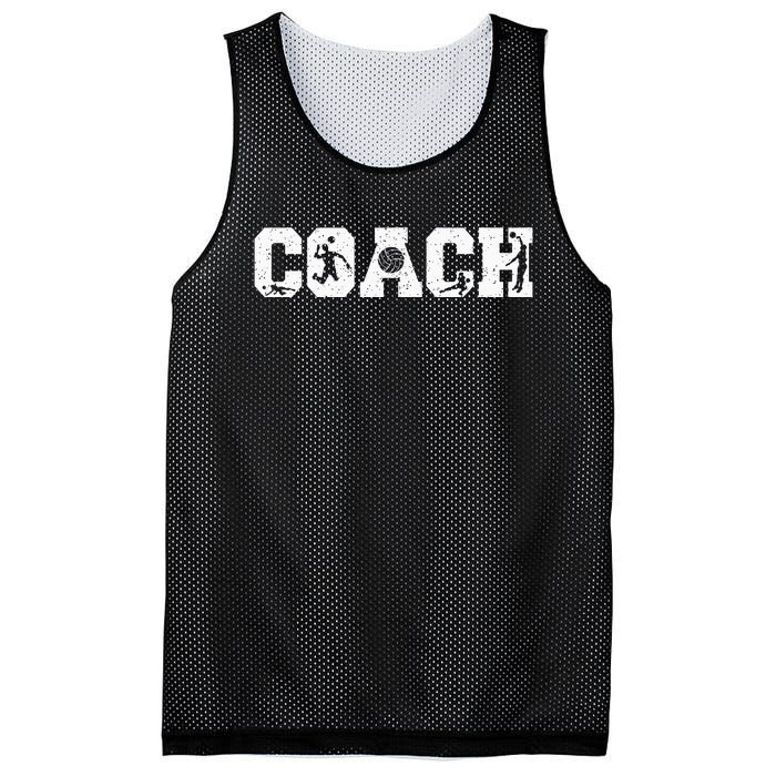 Volleyball Coach Mesh Reversible Basketball Jersey Tank