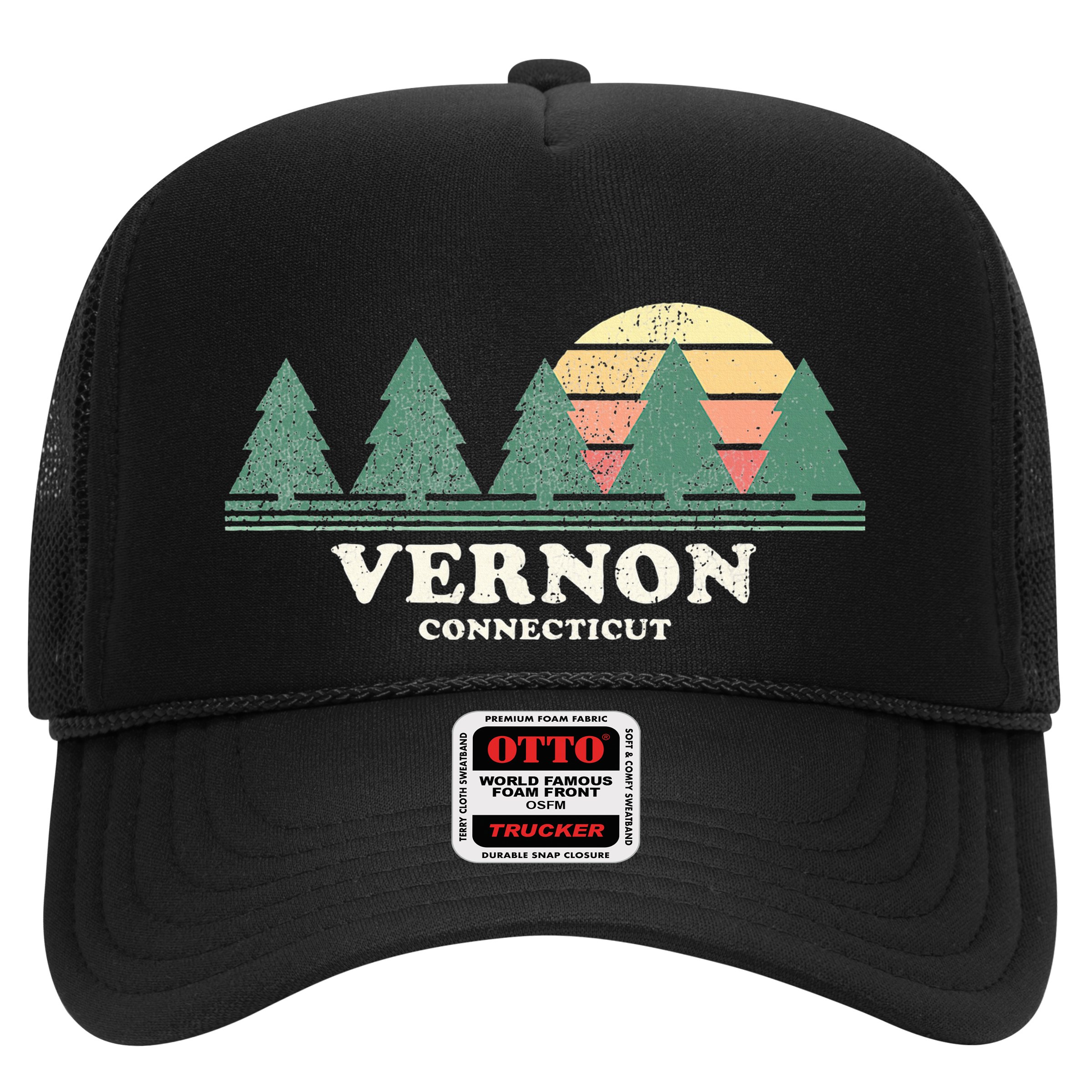 Vernon Ct Vintage Throwback Retro 70s Hat