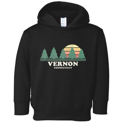 Vernon Ct Vintage Throwback Retro 70s Toddler Hoodie