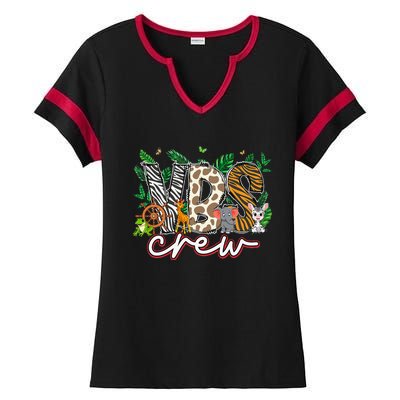 Vbs Crew Vbs 2024 Vacation Bible School Jungle Adventures Ladies Halftime Notch Neck Tee