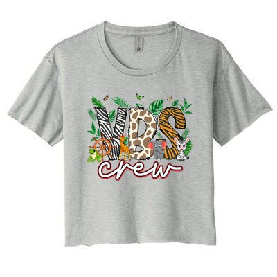 Vbs Crew Vbs 2024 Vacation Bible School Jungle Adventures Women's Crop Top Tee