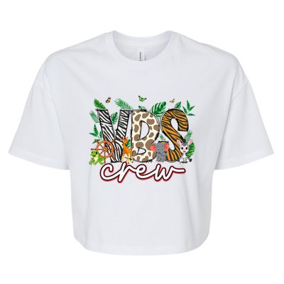 Vbs Crew Vbs 2024 Vacation Bible School Jungle Adventures Bella+Canvas Jersey Crop Tee