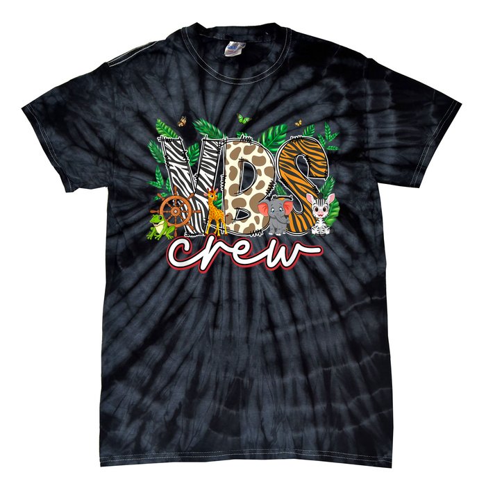 Vbs Crew Vbs 2024 Vacation Bible School Jungle Adventures Tie-Dye T-Shirt