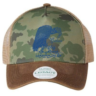 Vulture Cool Vulture Skull Graphic Legacy Tie Dye Trucker Hat