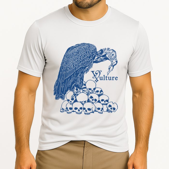 Vulture Cool Vulture Skull Graphic Cooling Performance Crew T-Shirt