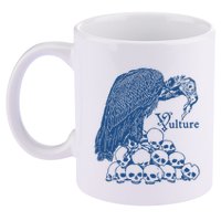 Vulture Cool Vulture Skull Graphic 11oz C Handle Ceramic Mug