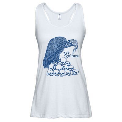 Vulture Cool Vulture Skull Graphic Ladies Essential Flowy Tank