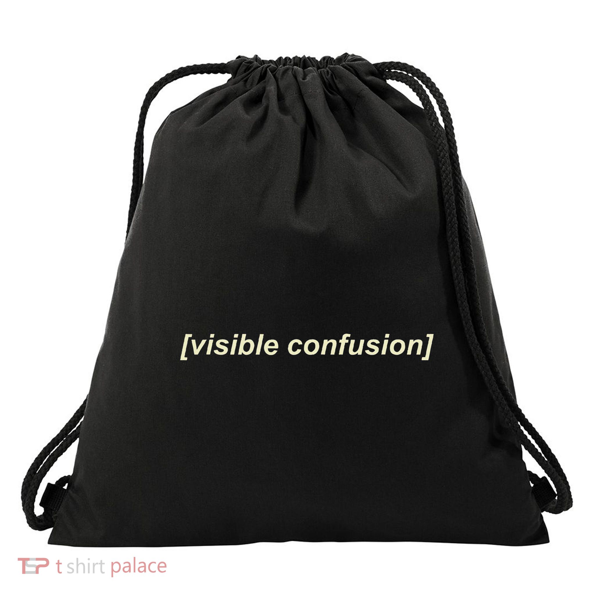 Visible Confusion Drawstring Bag