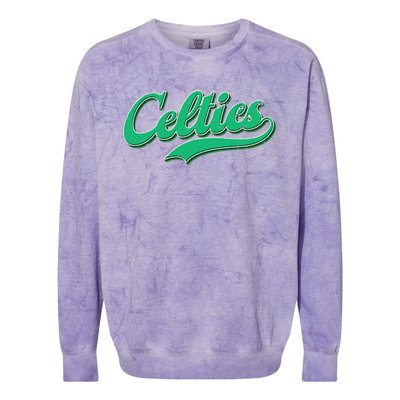 Vintage Celtics Colorblast Crewneck Sweatshirt