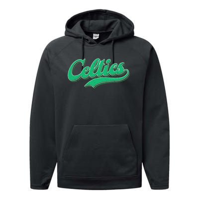 Vintage Celtics Performance Fleece Hoodie