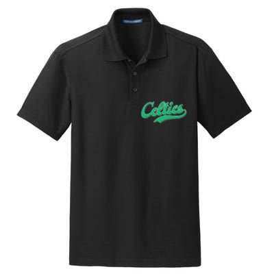 Vintage Celtics Dry Zone Grid Polo