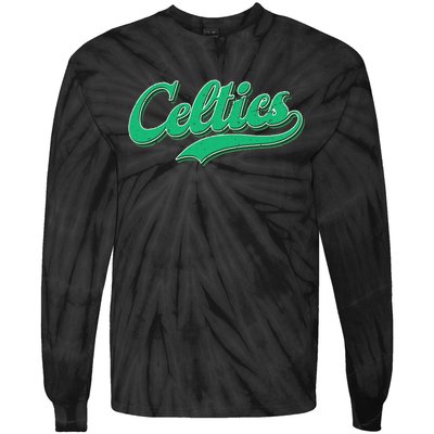 Vintage Celtics Tie-Dye Long Sleeve Shirt