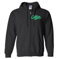 Vintage Celtics Full Zip Hoodie